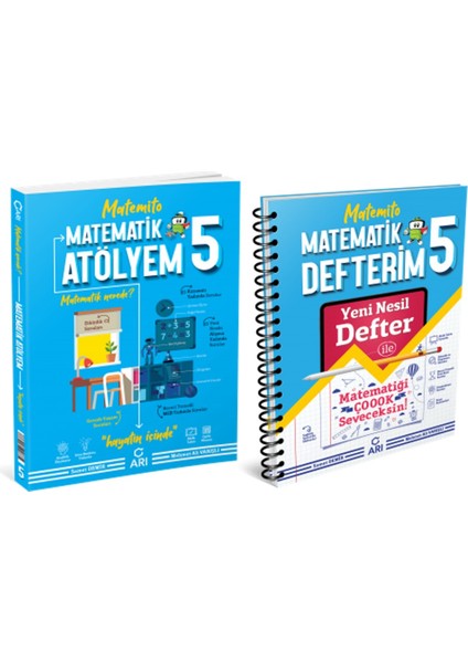 5.Sınıf Matematik Seti (Atölye-Defter) 2021-2022 Son Baskı