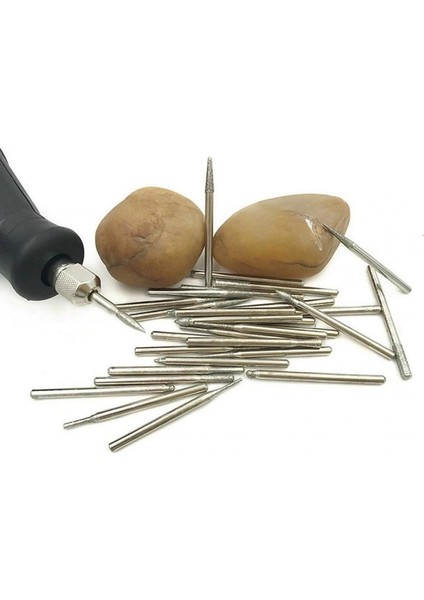 Elmas Freze Taşlama Iğne Zımpara 20LI Set 2.35MM 3mm Dremel Hobi fiyatları
