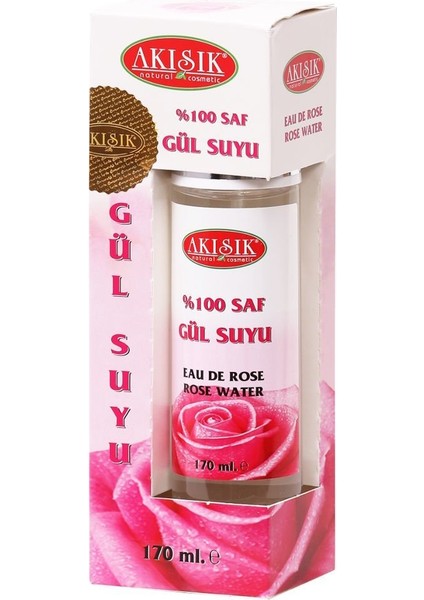 Gül Suyu 170 Ml. Doğal Gül Suyu