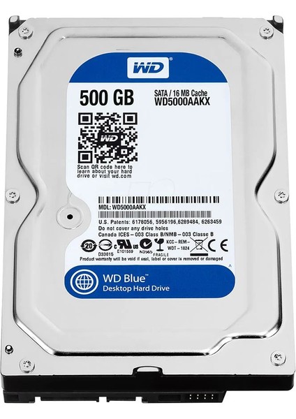 Blue 500 GB 3.5" 5900 Rpm Sata3 Güvenlik Harddisk