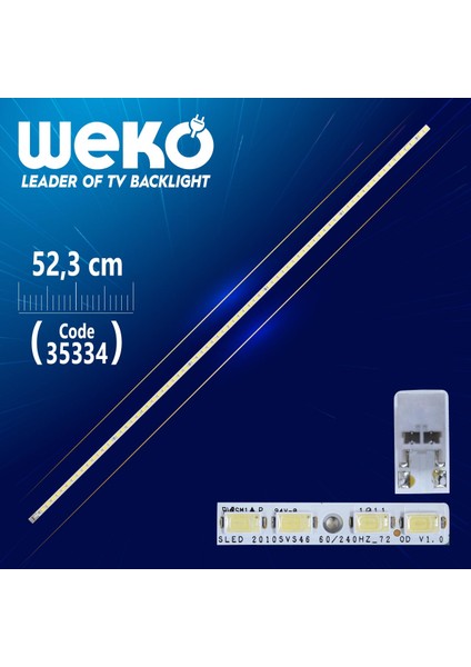 Sled 2010SVS46 60/240HZ_72 Od V1.0 - 52.3 cm 72 Ledli - (WK-481)