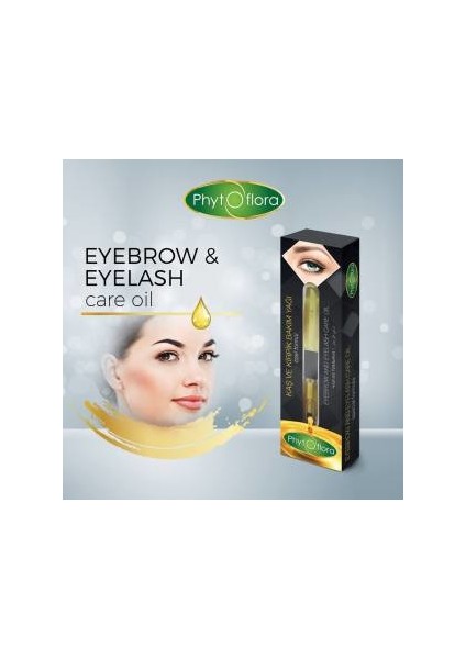 Canlı Kaş Ve Kirpikler Için Phytoflora Kaş Ve Kirpik Bakım Yağı10+10ml(