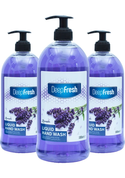 Deep Fresh Lavanta Sıvı Sabun 3 X 1 Lt