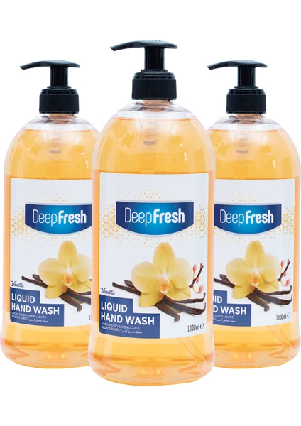 Deep Fresh Vanilya Sıvı Sabun 3 X 1 Lt