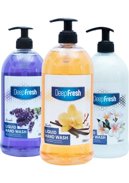 Deep Fresh Sıvı Sabun Karma Paket 3 X 1 Lt