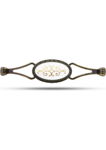 Seçil Çekmece Dolap Kapak Kulpu Kulbu Antik Metal Kulp 128 mm (4 Adet)