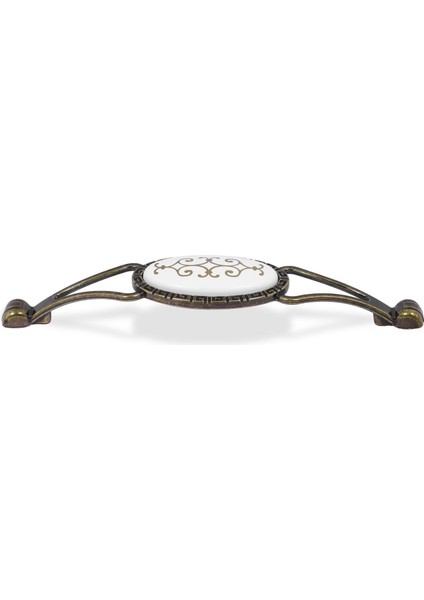 Seçil Çekmece Dolap Kapak Kulpu Kulbu Antik Metal Kulp 128 mm (4 Adet)