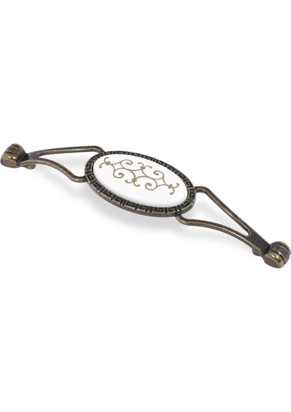 Seçil Çekmece Dolap Kapak Kulpu Kulbu Antik Metal Kulp 128 mm (4 Adet)