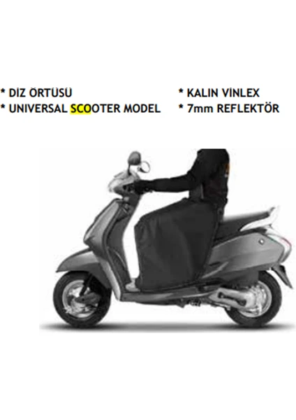 Moto Çarşım Motosiklet Diz Örtüsü ( Scooter Için Suni Der)