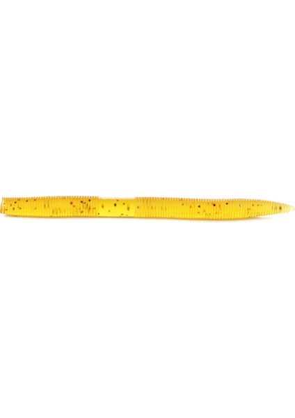 SO102 6'lı 14 cm / 8.5G Büyük Büyük Solucan Yumuşak Solucan Balık Yemi (Sarı) (Yurt Dışından)