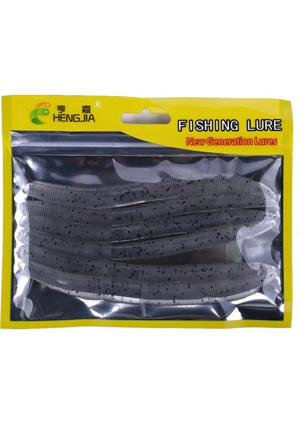 SO102 6'lı 14 cm / 8.5G Büyük Büyük Solucan Yumuşak Solucan Balık Yemi (Gri) (Yurt Dışından) indirimleri