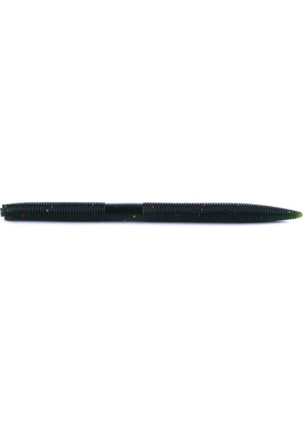 SO102 6'lı 14 cm / 8.5G Büyük Büyük Solucan Yumuşak Solucan Balık Yemi (Siyah + Kırmızı) (Yurt Dışından)
