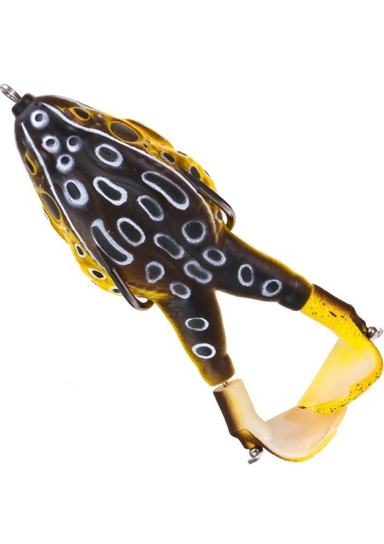 2'li Döner Bacak Thunder Kurbağa Simülasyon Yol Alt Yumuşak Yem 10 cm 16g (6) (Yurt Dışından)