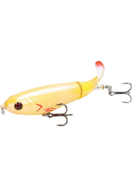 2'li Spiral Traktör Sabit Bait 17G 10.5 cm Yüzer Kalem Alt Pervane Balık Yemi (F) (Yurt Dışından)