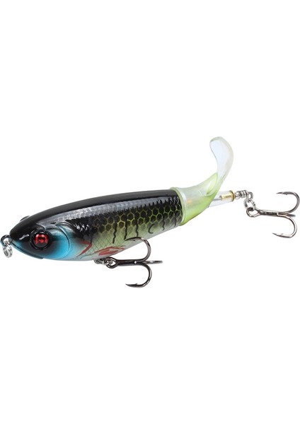2'li Spiral Traktör Sabit Bait 17G 10.5 cm Yüzer Kalem Alt Pervane Balık Yemi (B) (Yurt Dışından)