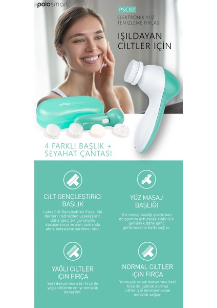 Beauty 4 In 1 Siyah Nokta Çıkarıcı Yüz Temizleme Seti