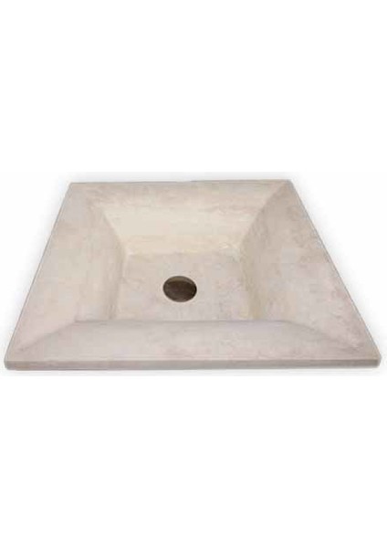 Traverten Modern Dizayn Kare Lavabo