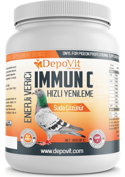 Immun C Enerji Vitamini 850 gr