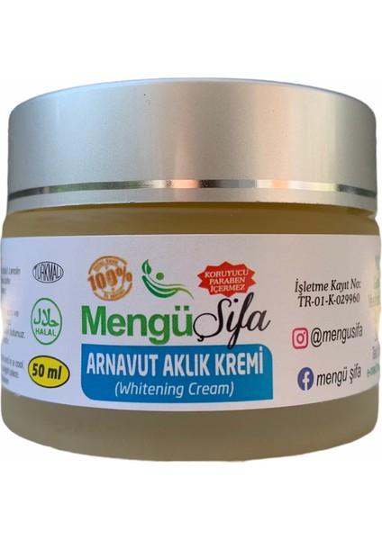 Arnavut Aklık Kremi 50ML