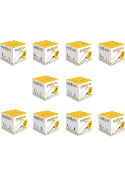 Medi-Ipek Plaster Tıbbi Ipek Flaster Bant 5m X 5cm 10 Adet