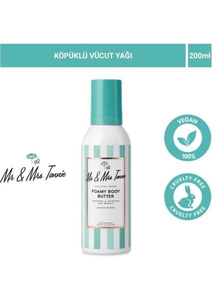 Mr&Mrs Tannie Köpüklü Vücut Yağı 200ml