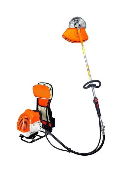 4 Hp 2 Zamanlı 58CC Sırt Tipi Benzinli Motorlu Tırpan Ot Çim Çayır Biçme Kesme Makinesi