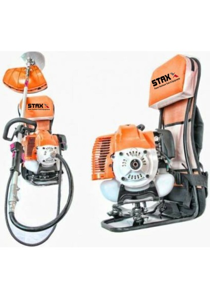 4 Hp 2 Zamanlı 58CC Sırt Tipi Benzinli Motorlu Tırpan Ot Çim Çayır Biçme Kesme Makinesi fiyatları