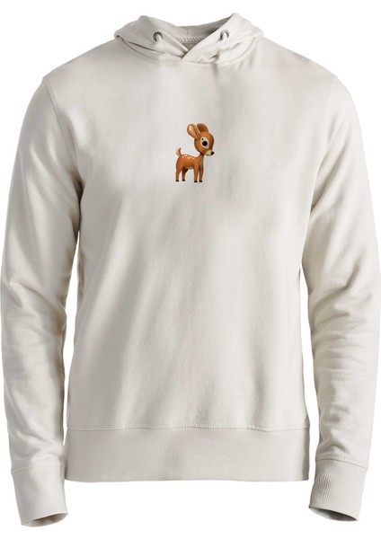 Animal Ceylan Baskılı Ekru Sweatshirt