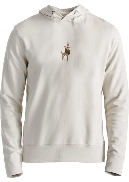 Animal Karaca Dijital Baskılı Ekru Sweatshirt