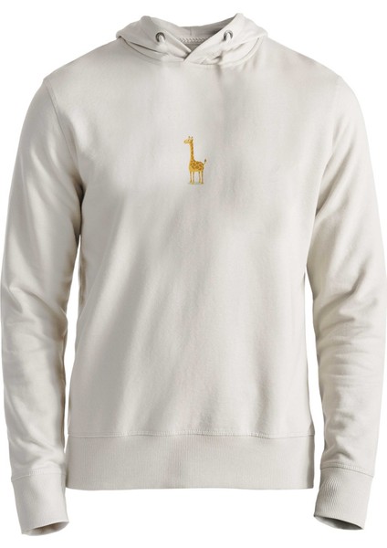 Animal Zürafa 4 Dijital Baskılı Ekru Sweatshirt