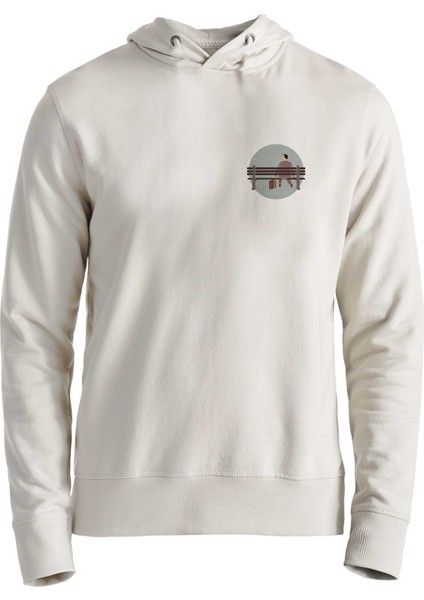 Forrest Gump Tasarımlı Baskılı Ekru Sweatshirt