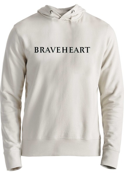 Braveheart Dijital Baskılı Ekru Sweatshirt