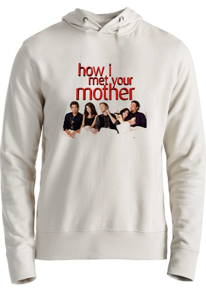 How I Met Your Mother Baskılı Ekru Sweatshirt