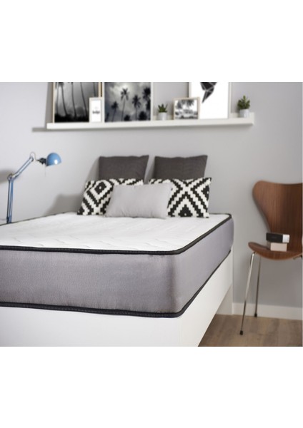 Space Gray 80 x 175 cm. Ultra Lüx Tek Kişilik Yaylı Yatak