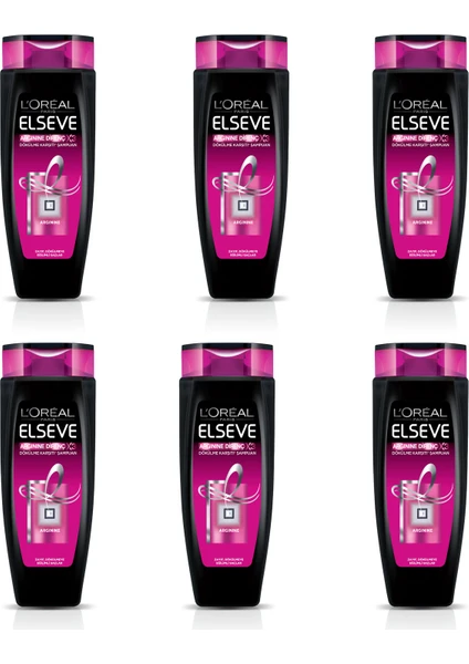 L'oréal Paris Elseve Arginine Direnç X3 Şampuan 550 Ml X6'Lı