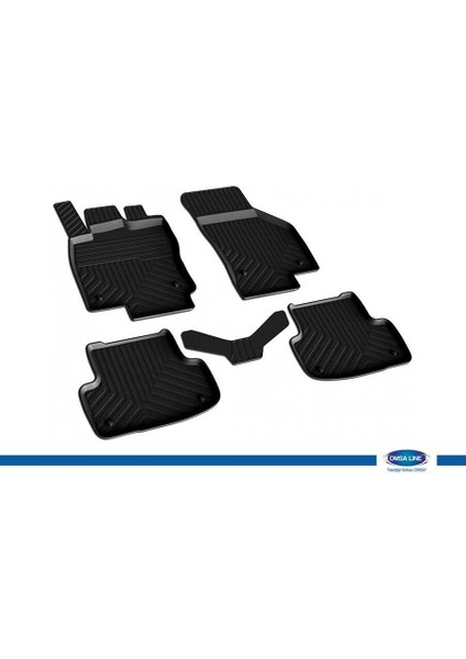 Skoda Octavia 3 A7 4D Havuzlu Paspas Siyah 2013 ve Sonrası fiyatları