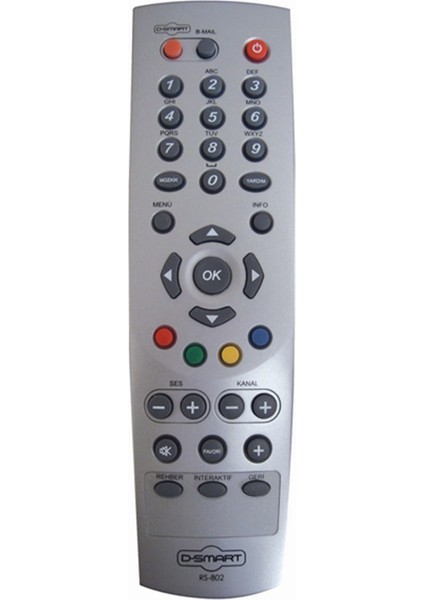 Kyd Kr D-Smart Eski Kasa*kumanda D-Smart 802 Sd Uydu Kumandası