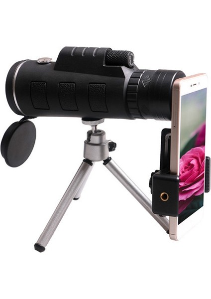 Hd Gece Görüş Monoküler Bak4 Prizma Kapsam Teleskop Pusula Cep Telefonu Tutucu Yaylı Klip Tripod Dış Mekan Için (Yurt Dışından)