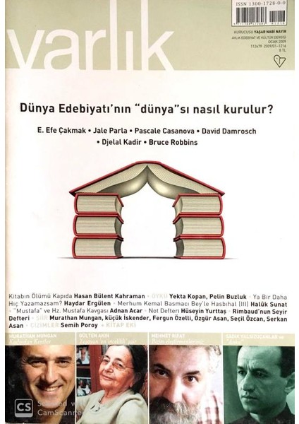 Varlık Aylık Edebiyat ve Kültür Dergisi SAYI:1216 Ocak 2009