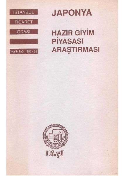 Japonya Hazır Giyim Piyasası Araştırması - Tezer Palacıoğlu