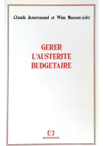Gerer L'austerite Budgetaire