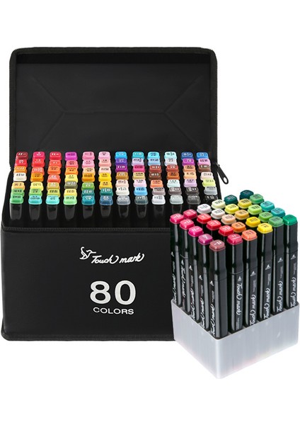 24 Renk Siyah Kabuk Copic Işaretleyiciler Kroki Seti Manga Tasarım Için Çift Kafa Fırça Kalem Okul Sanat Malzemeleri Için (Yurt Dışından)