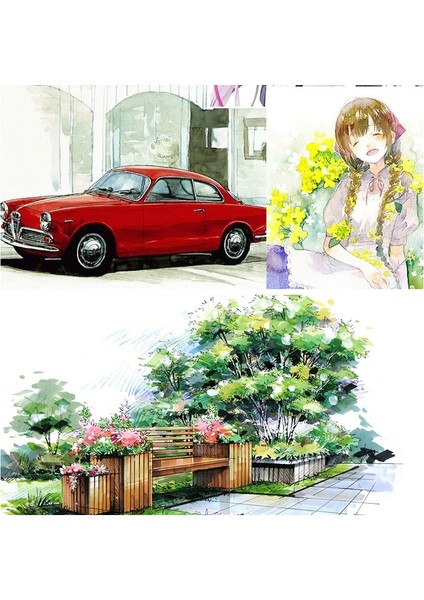 40 Renk Beyaz Kabuk Copic Işaretleyiciler Kroki Seti Manga Tasarım Için Çift Kafa Fırça Kalem Okul Sanat Malzemeleri Için (Yurt Dışından) indirimleri