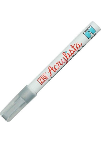 Acrylista Marker Akrilik Boyama Kalemi 0.5 mm Fine Uç Gümüş