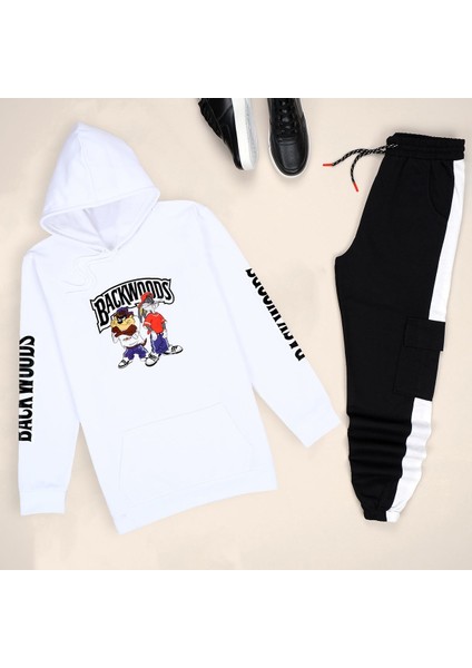 Beyaz Backwoods Eşofman Takımı