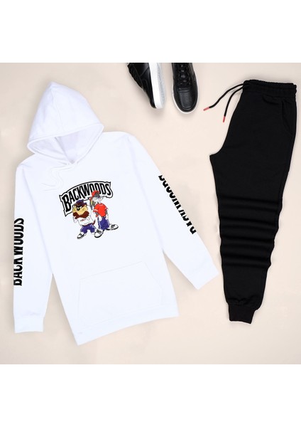 Beyaz Backwoods Eşofman Takımı