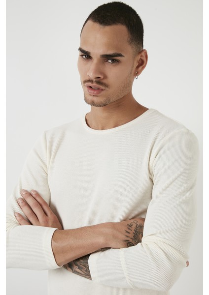 Pamuklu Bisiklet Yaka Basic Sweat Erkek SWEAT 5905073