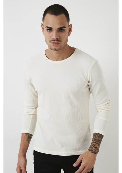 Pamuklu Bisiklet Yaka Basic Sweat Erkek SWEAT 5905073 modelleri
