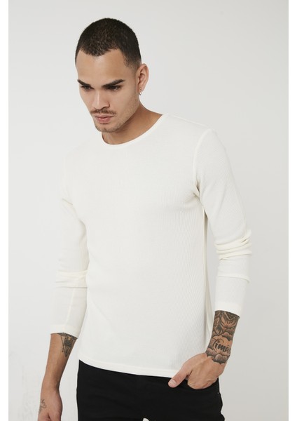 Pamuklu Bisiklet Yaka Basic Sweat Erkek SWEAT 5905073 indirimleri