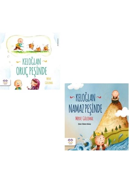 Cezve Çocuk Keloğlan Serisi 2 Kitap- Keloğlan Oruç Peşinde / Keloğlan Namaz Peşinde 3 - 6 Yaş